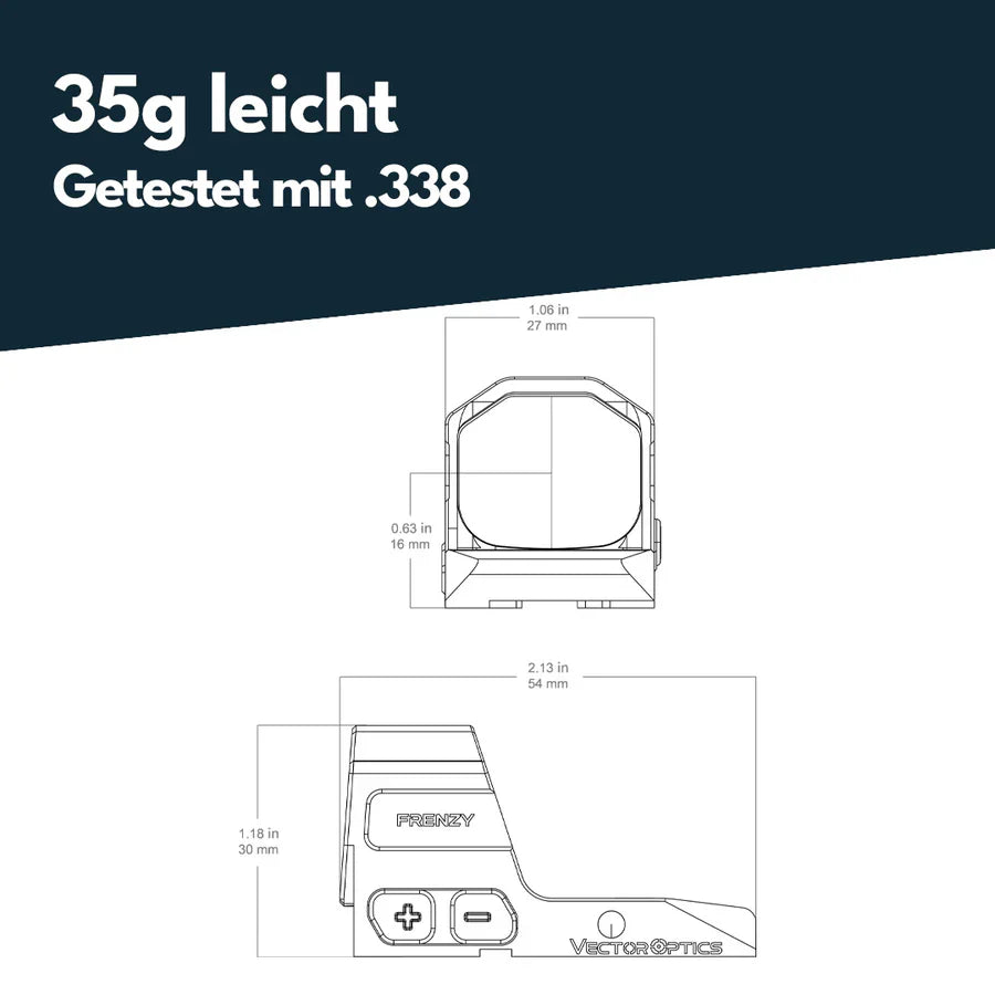 Vector Optics Frenzy 1x20x24 priekš CZ Shadow 2 OR