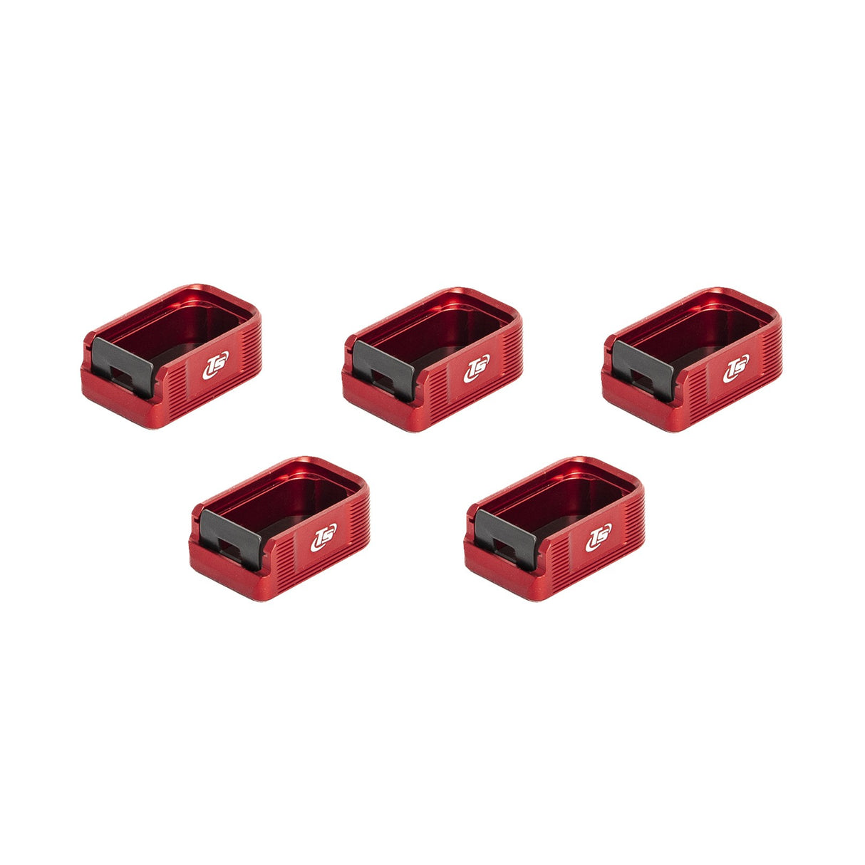 CZ Shadow 2, CZ 75 & SP-01 alu magazīna pamatnes TS - 5 gab. komplekts | +2 patronas