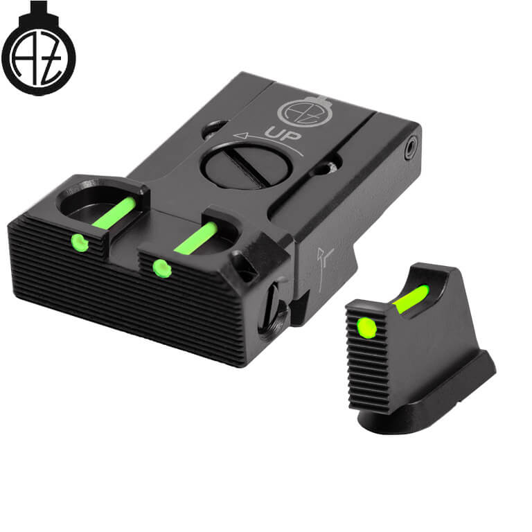 CZ 75B, CZ P-01, CZ 75 SP-01 regulējami mehāniskie tēmēkļi | šķiedru optika B