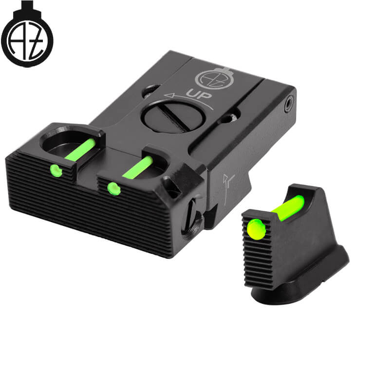 CZ 75B, CZ P-01, CZ 75 SP-01 regulējami mehāniskie tēmēkļi | šķiedru optika B