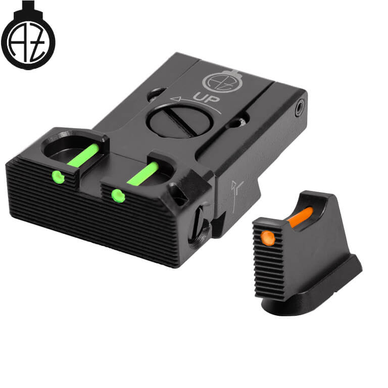 CZ 75B, CZ P-01, CZ 75 SP-01 regulējami mehāniskie tēmēkļi | šķiedru optika B