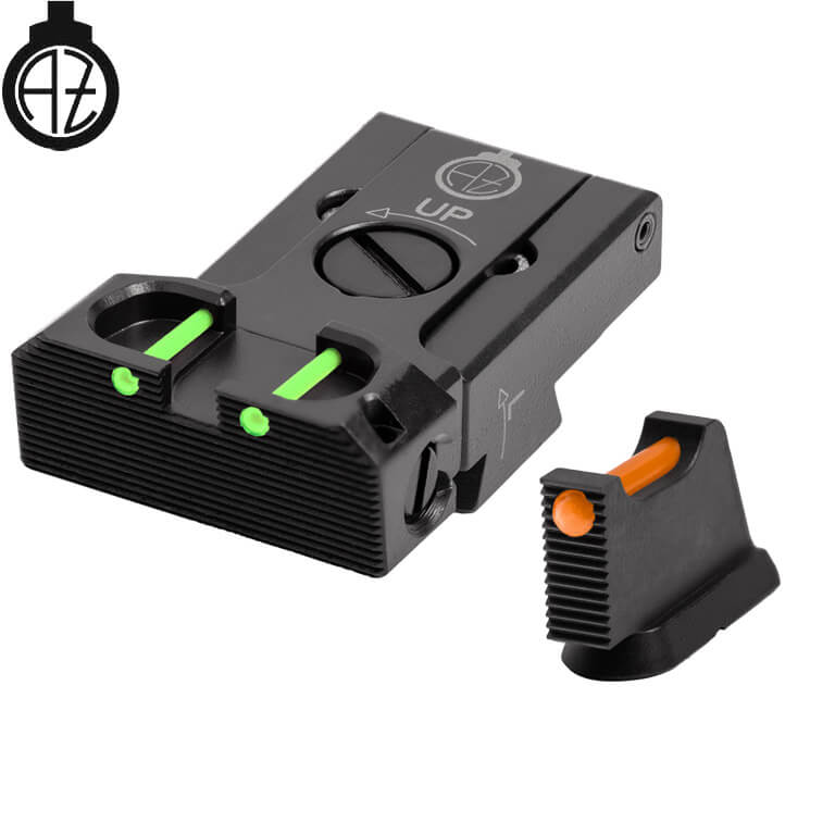 CZ 75B, CZ P-01, CZ 75 SP-01 regulējami mehāniskie tēmēkļi | šķiedru optika B