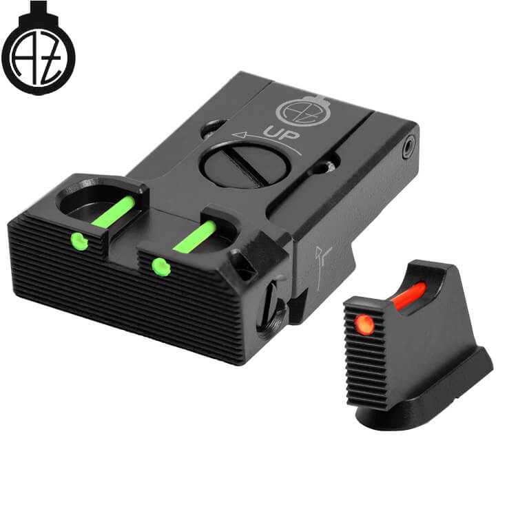 CZ 75B, CZ P-01, CZ 75 SP-01 regulējami mehāniskie tēmēkļi | šķiedru optika B