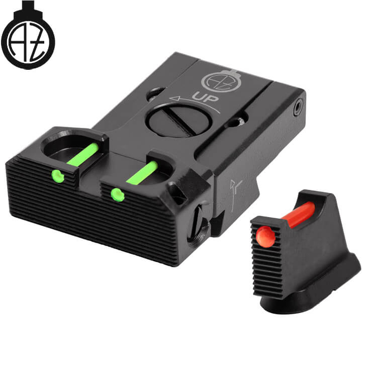 CZ 75B, CZ P-01, CZ 75 SP-01 regulējami mehāniskie tēmēkļi | šķiedru optika B