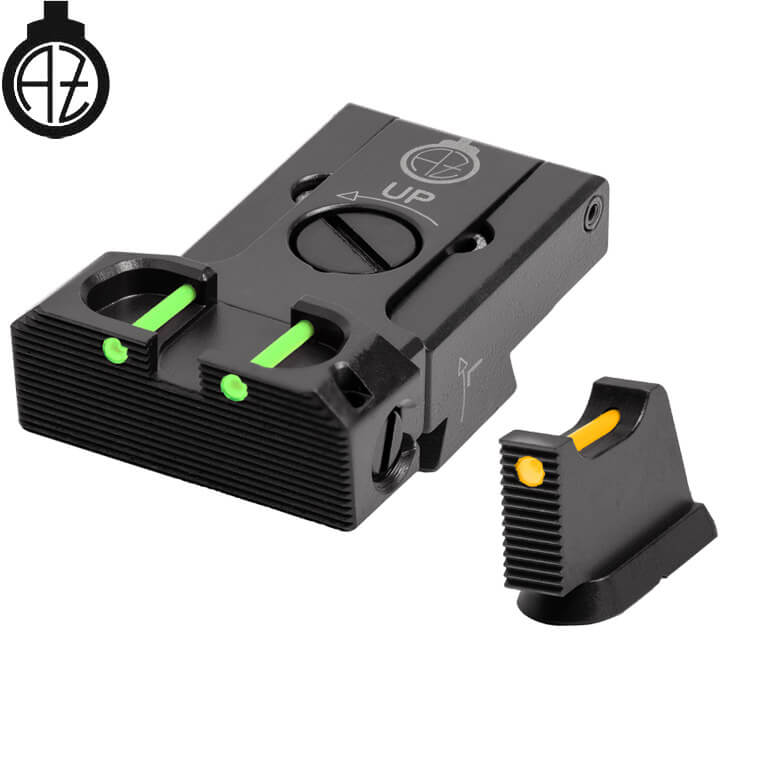 CZ 75B, CZ P-01, CZ 75 SP-01 regulējami mehāniskie tēmēkļi | šķiedru optika B