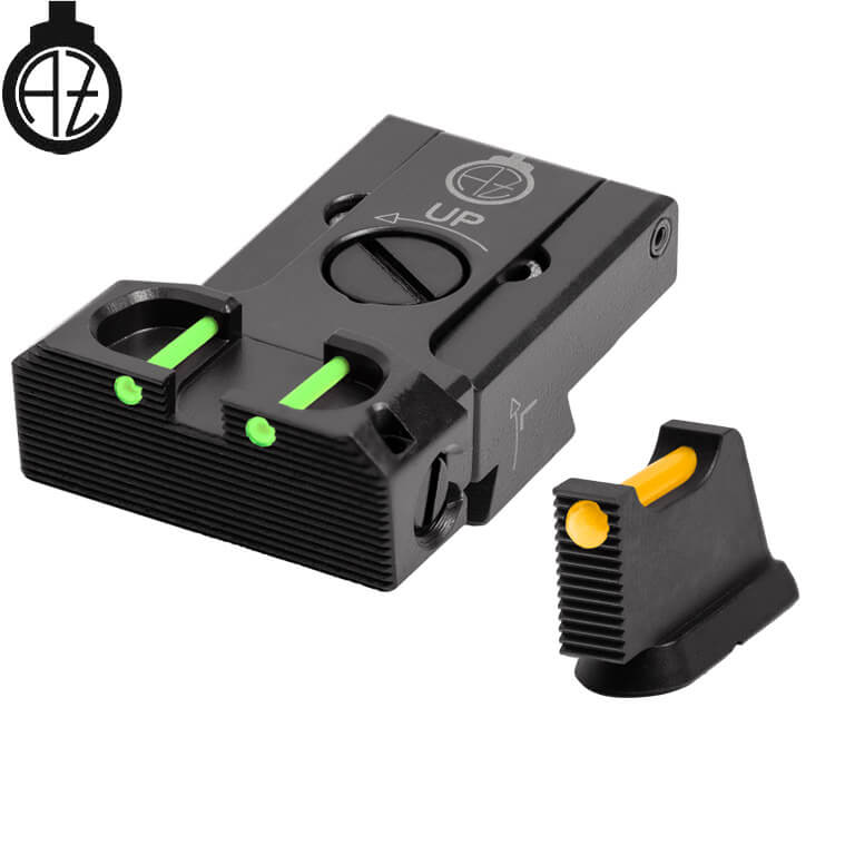 CZ 75B, CZ P-01, CZ 75 SP-01 regulējami mehāniskie tēmēkļi | šķiedru optika B
