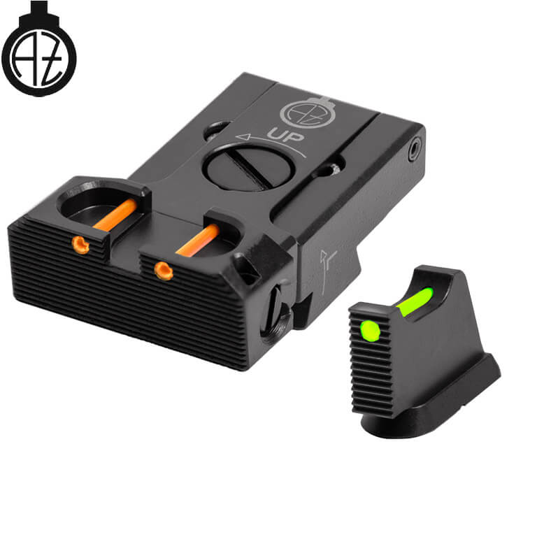 CZ 75B, CZ P-01, CZ 75 SP-01 regulējami mehāniskie tēmēkļi | šķiedru optika B