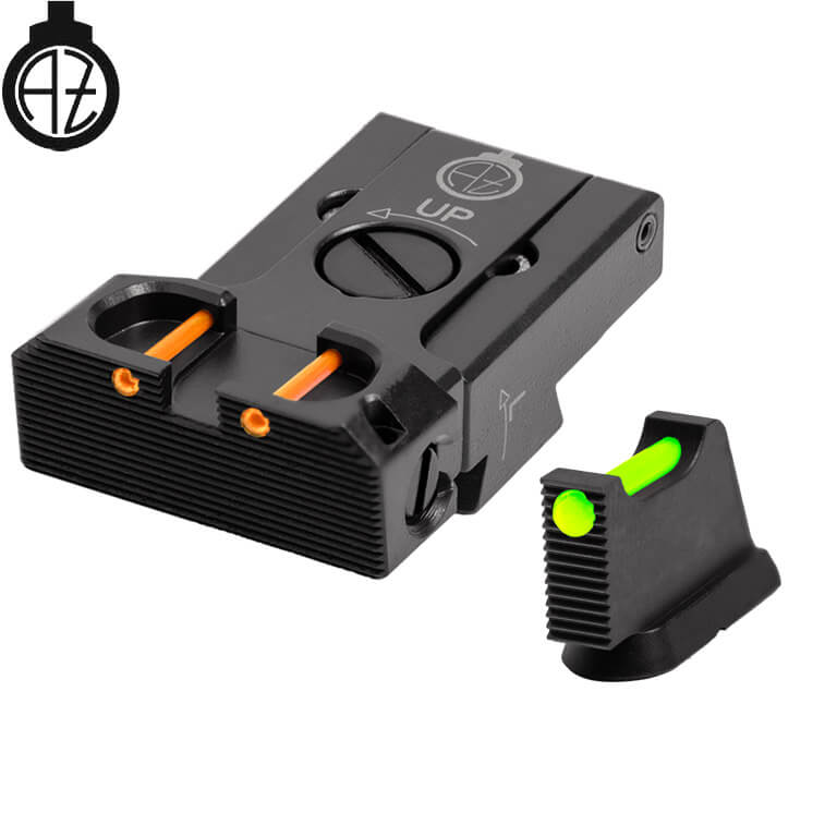CZ 75B, CZ P-01, CZ 75 SP-01 regulējami mehāniskie tēmēkļi | šķiedru optika B