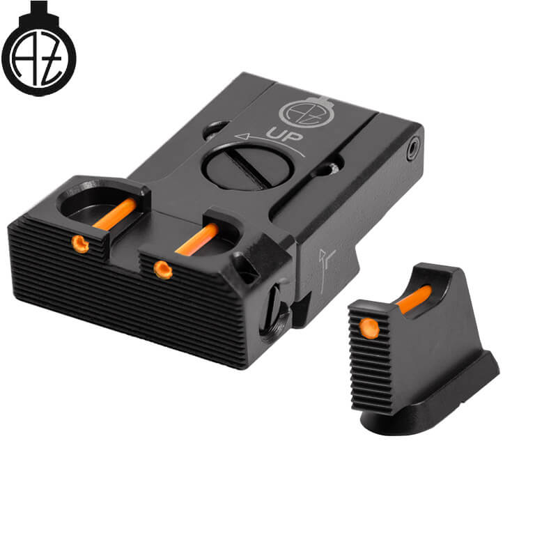 CZ 75B, CZ P-01, CZ 75 SP-01 regulējami mehāniskie tēmēkļi | šķiedru optika B