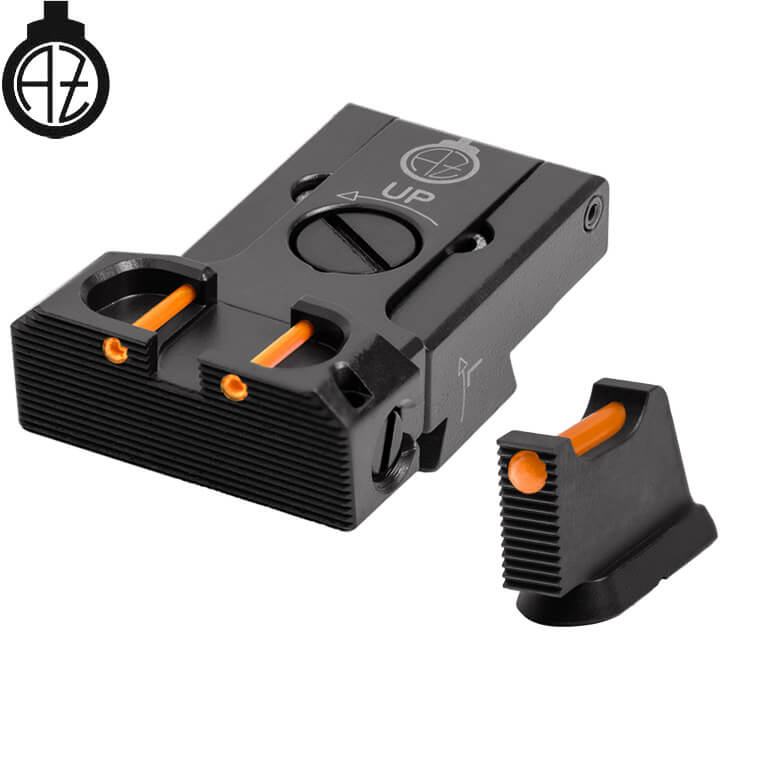 CZ 75B, CZ P-01, CZ 75 SP-01 regulējami mehāniskie tēmēkļi | šķiedru optika B