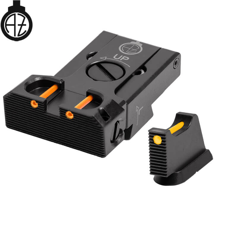 CZ 75B, CZ P-01, CZ 75 SP-01 regulējami mehāniskie tēmēkļi | šķiedru optika B