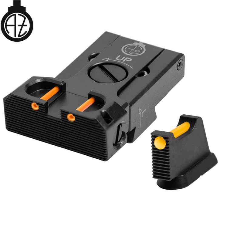CZ 75B, CZ P-01, CZ 75 SP-01 regulējami mehāniskie tēmēkļi | šķiedru optika B