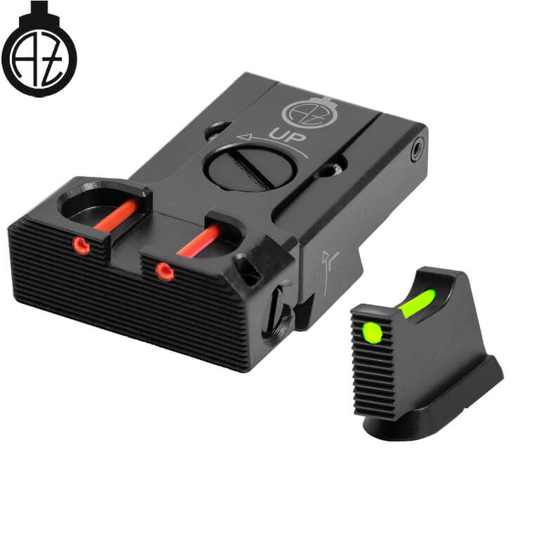 CZ 75B, CZ P-01, CZ 75 SP-01 regulējami mehāniskie tēmēkļi | šķiedru optika B