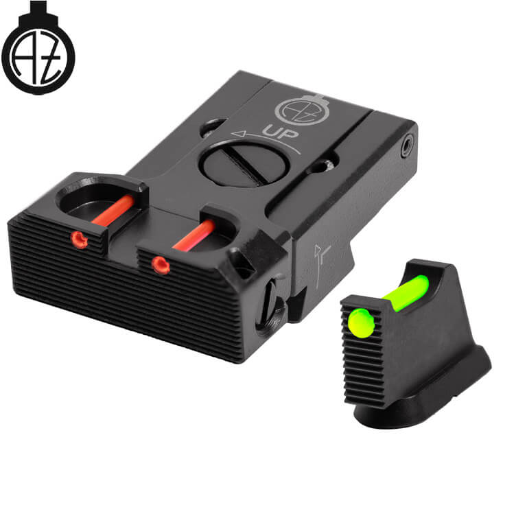 CZ 75B, CZ P-01, CZ 75 SP-01 regulējami mehāniskie tēmēkļi | šķiedru optika B