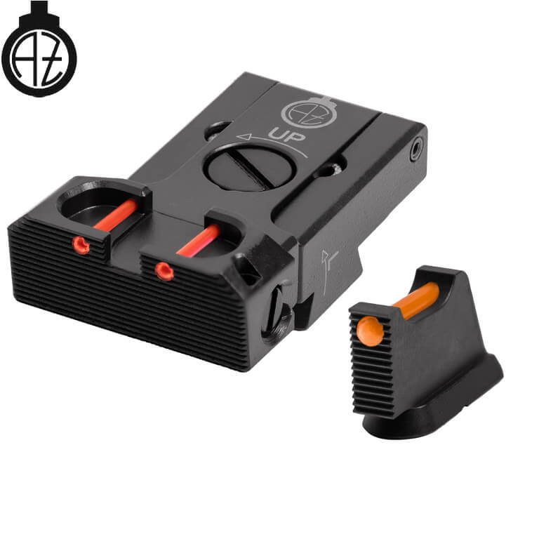CZ 75B, CZ P-01, CZ 75 SP-01 regulējami mehāniskie tēmēkļi | šķiedru optika B