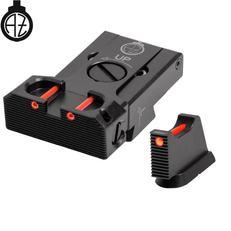 CZ 75B, CZ P-01, CZ 75 SP-01 regulējami mehāniskie tēmēkļi | šķiedru optika B