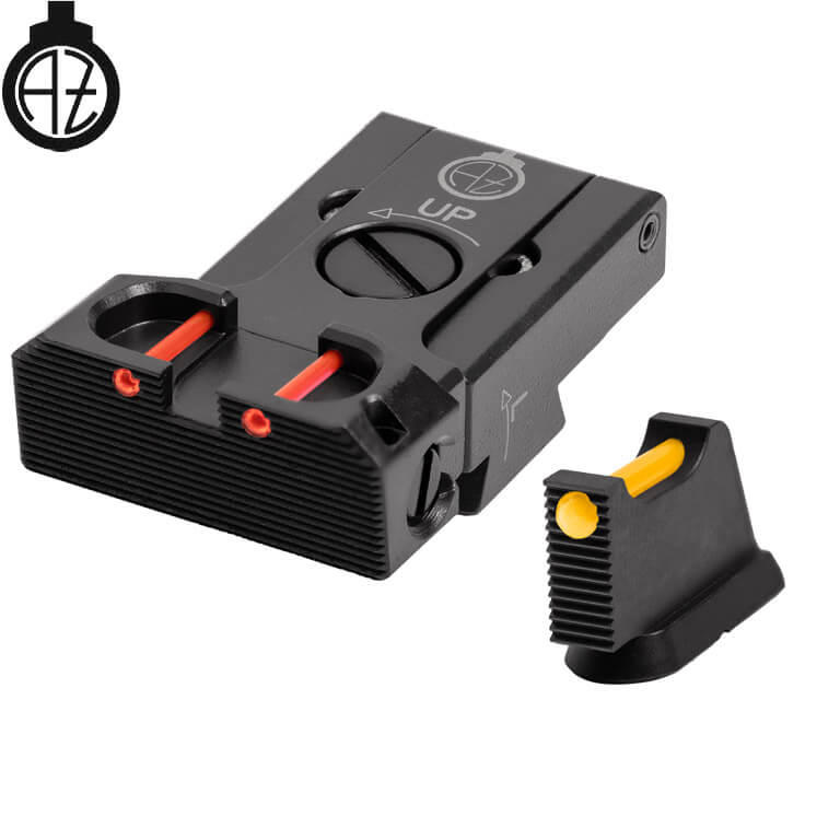 CZ 75B, CZ P-01, CZ 75 SP-01 regulējami mehāniskie tēmēkļi | šķiedru optika B