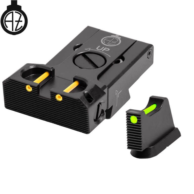 CZ 75B, CZ P-01, CZ 75 SP-01 regulējami mehāniskie tēmēkļi | šķiedru optika B