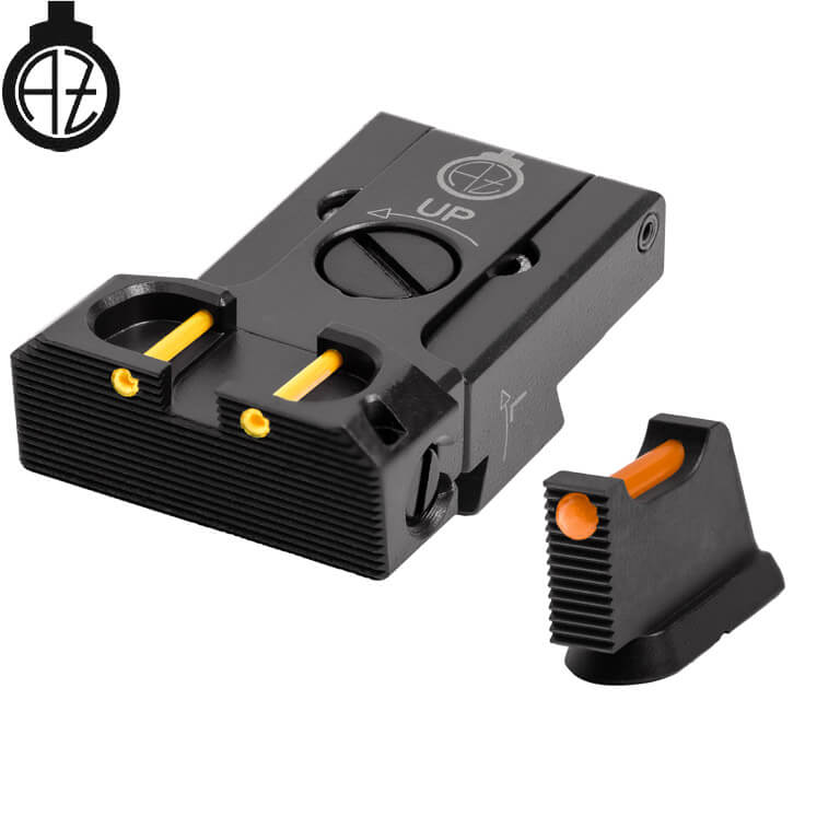 CZ 75B, CZ P-01, CZ 75 SP-01 regulējami mehāniskie tēmēkļi | šķiedru optika B