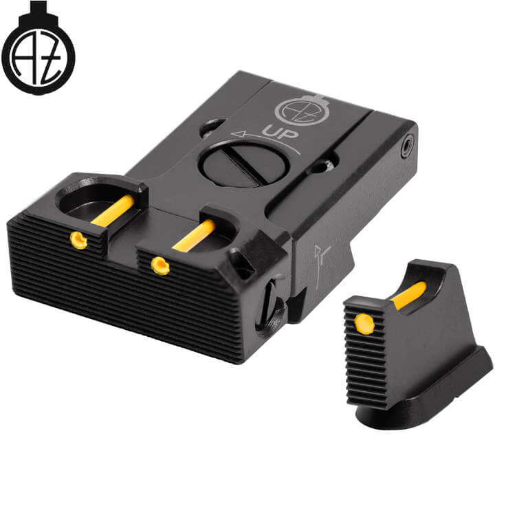 CZ 75B, CZ P-01, CZ 75 SP-01 regulējami mehāniskie tēmēkļi | šķiedru optika B