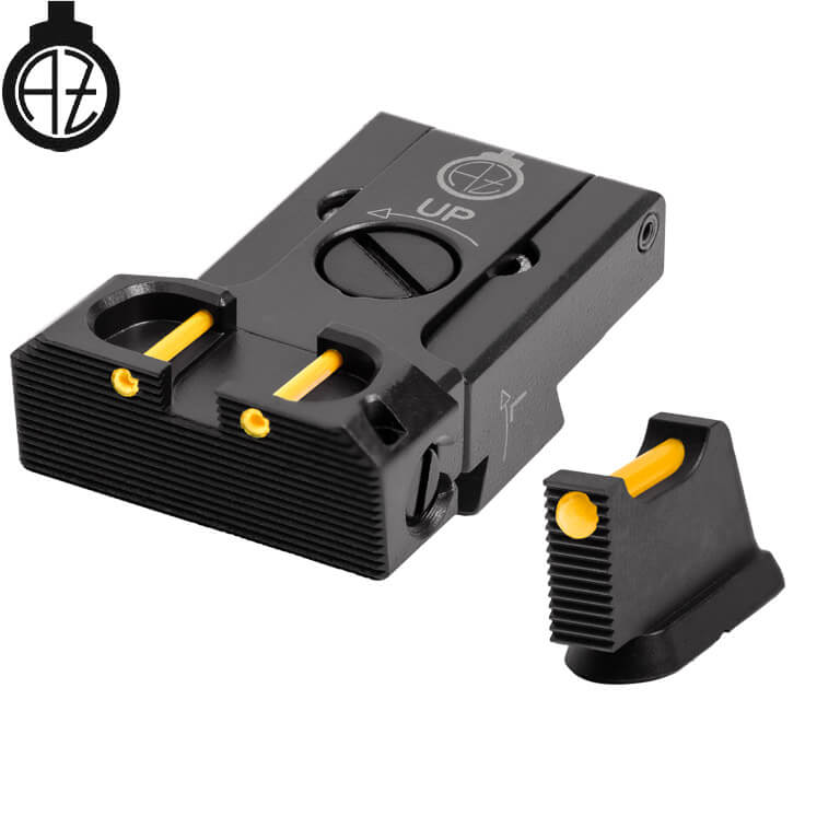 CZ 75B, CZ P-01, CZ 75 SP-01 regulējami mehāniskie tēmēkļi | šķiedru optika B