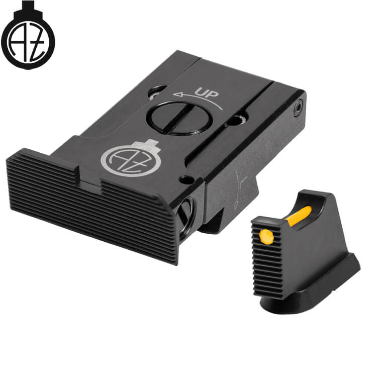 CZ 75B, CZ P-01, CZ 75 SP-01 regulējami mehāniskie tēmēkļi | šķiedru optika A
