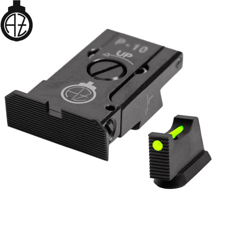 CZ P-10 regulējami mehāniskie tēmēkļi | šķiedru optika A