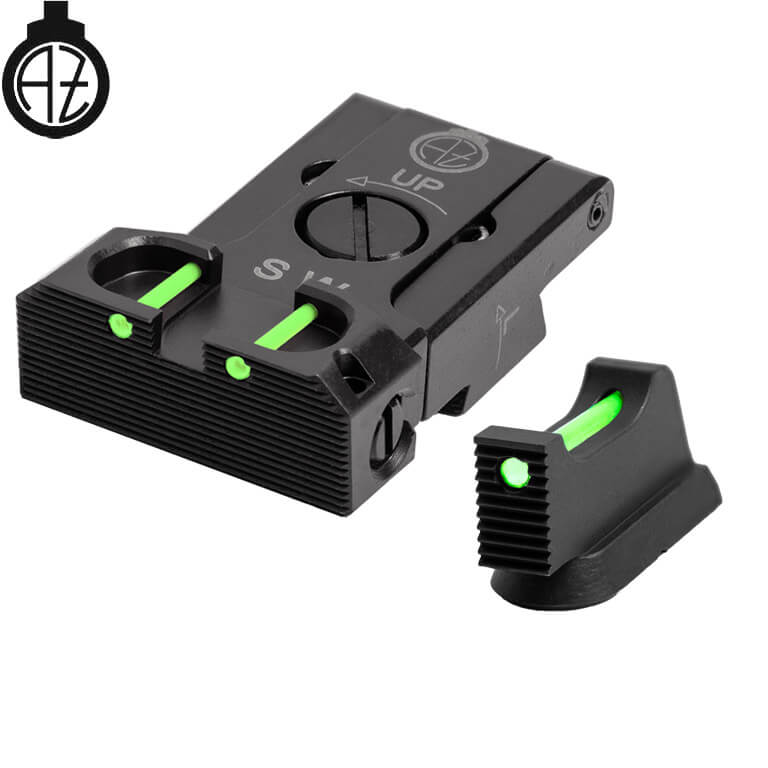 CZ Shadow 2, CZ 75 SP-01 Shadow regulējami mehāniskie tēmēkļi | fiber optic B