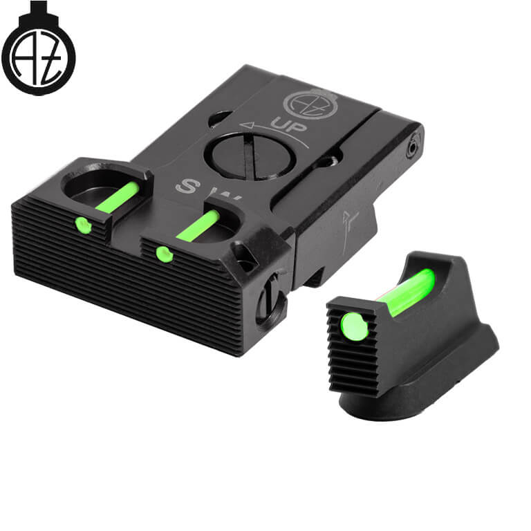 CZ Shadow 2, CZ 75 SP-01 Shadow regulējami mehāniskie tēmēkļi | fiber optic B