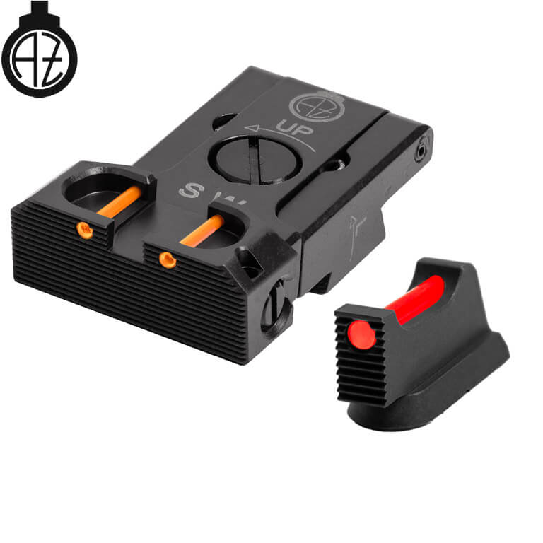 CZ Shadow 2, CZ 75 SP-01 Shadow regulējami mehāniskie tēmēkļi | fiber optic B