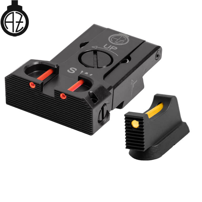 CZ Shadow 2, CZ 75 SP-01 Shadow regulējami mehāniskie tēmēkļi | fiber optic B