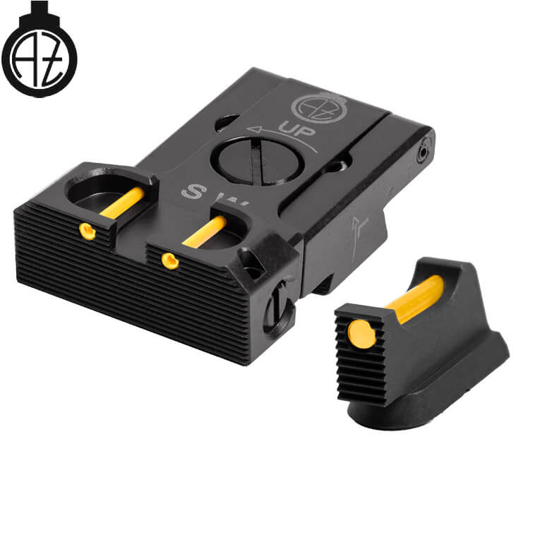 CZ Shadow 2, CZ 75 SP-01 Shadow regulējami mehāniskie tēmēkļi | fiber optic B