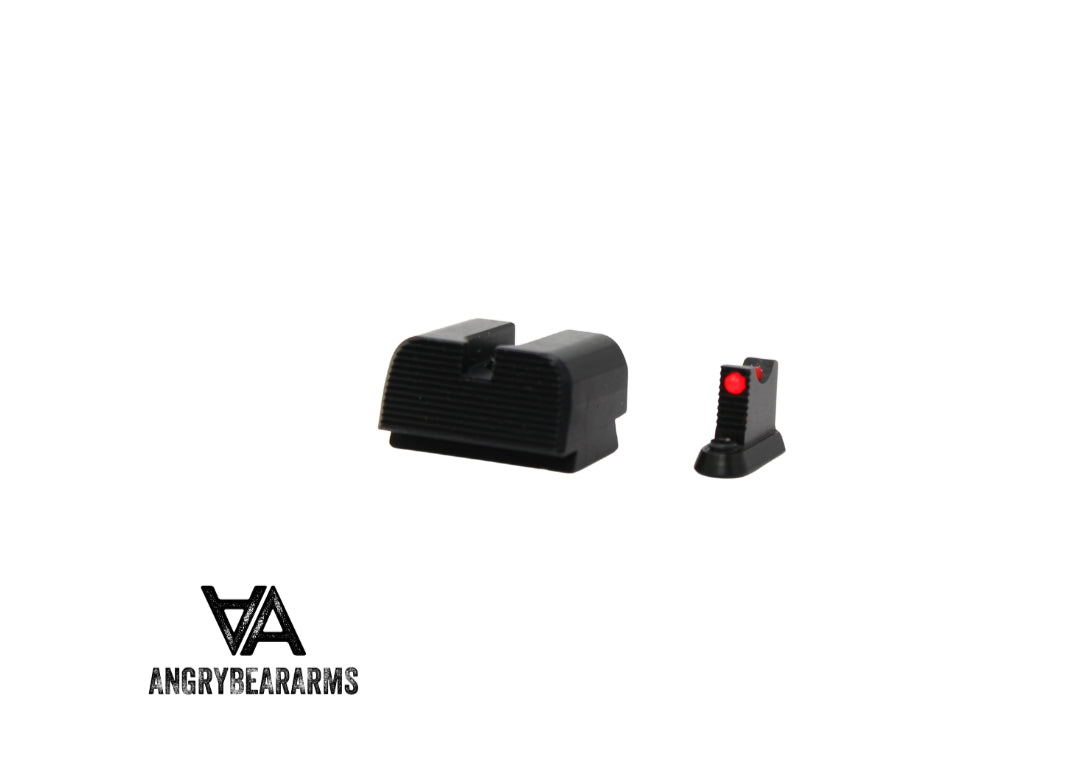 CZ P-10 Optics Ready CoWitness tall sights | fiber optic