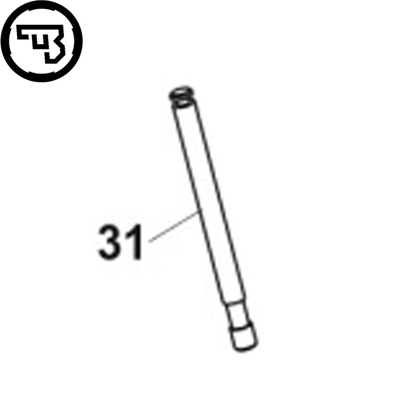 CZ P-07, CZ P-09 magazīna aiztures tapa | detaļa #31