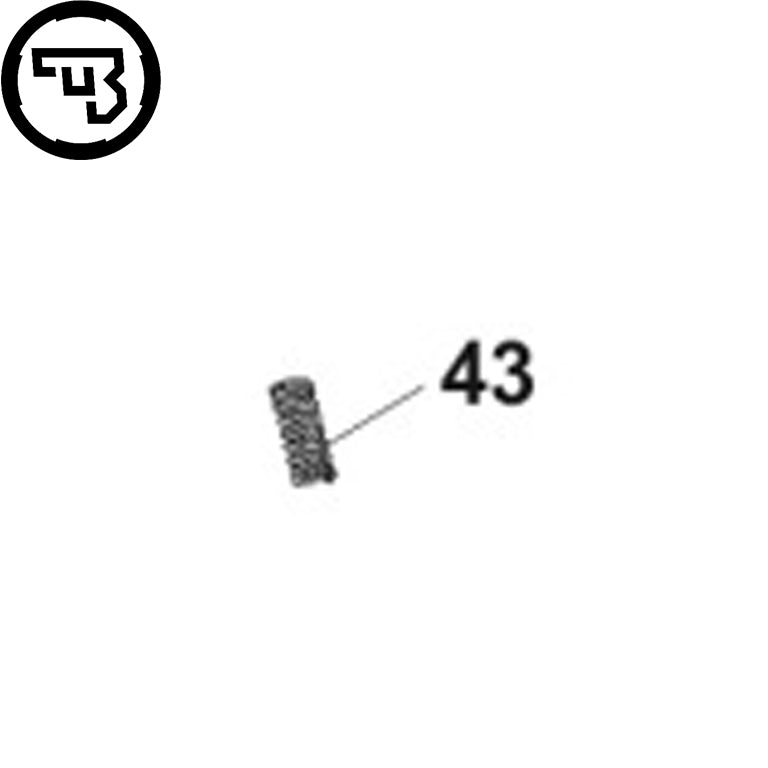 CZ P-07, CZ P-09 drošinātāja fiksatora atsperes | part #43