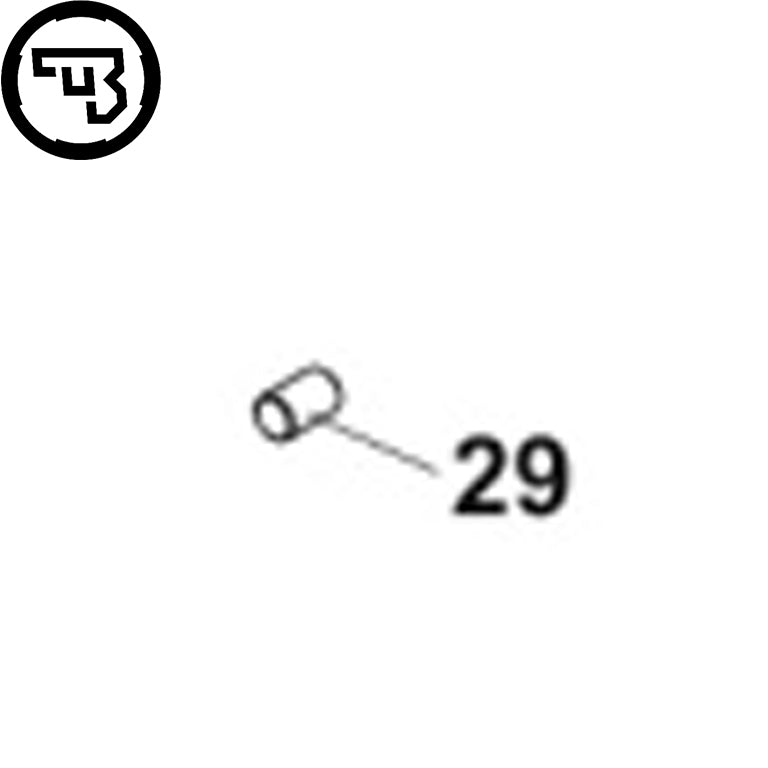 CZ Scorpion Evo izvilcēja atsperes paplāksne | detaļa #29