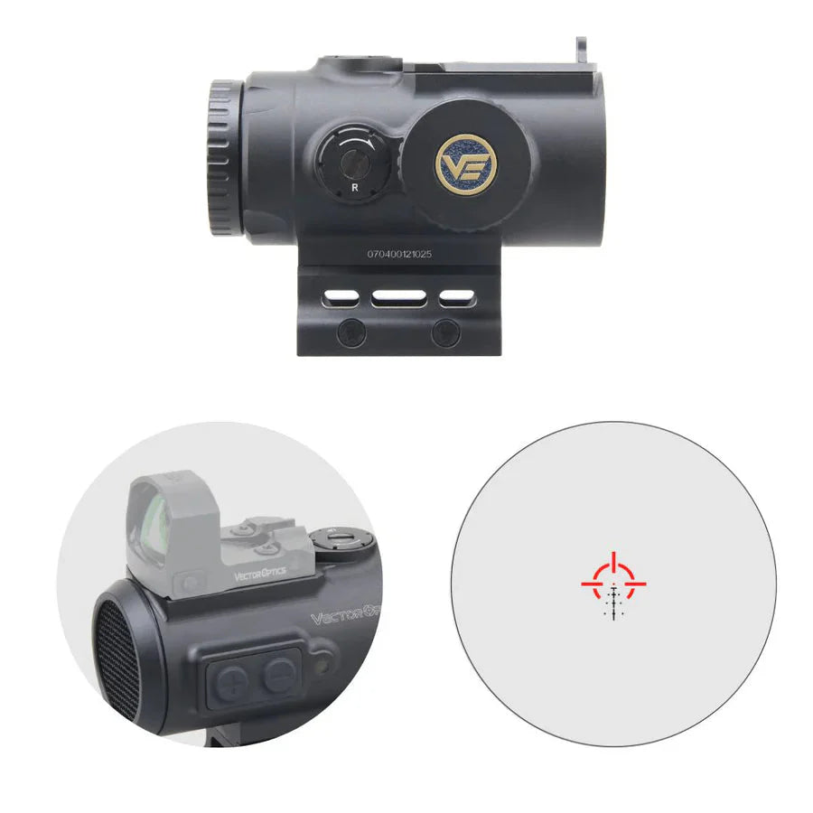 Vector Optics Paragon 4x24 ultra kompakts prizmas šautenes tēmēklis Vector Optics