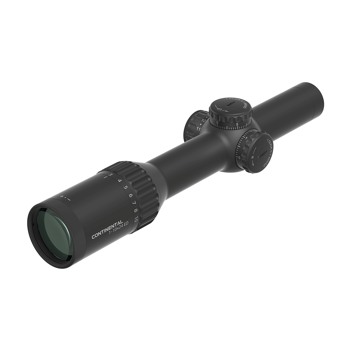 Vector Optics Continental 1-10x24i ED Fiber tālkotējs