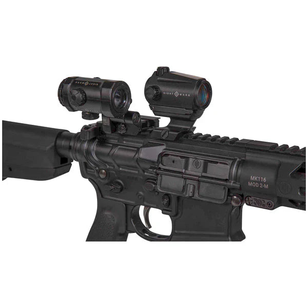 Sightmark XTM-3 3x palielinātājs ar LQD flip to side stiprinājumu