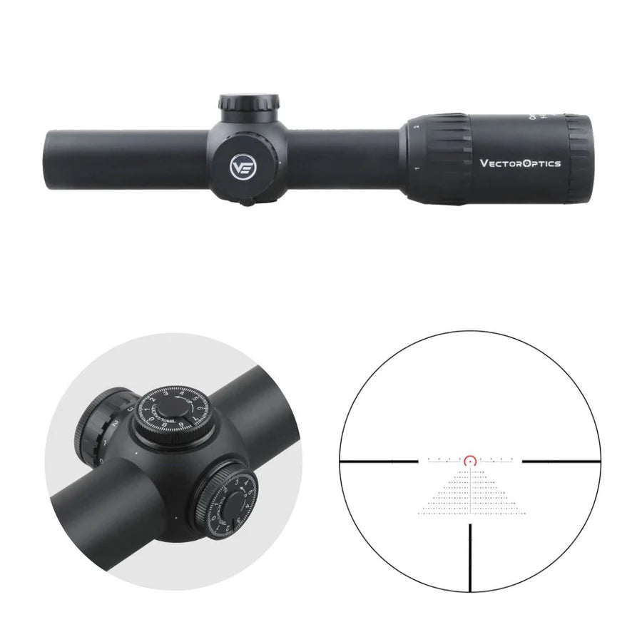 Vector Optics Constantine 1-8x24 SFP optiskais tēmēklis