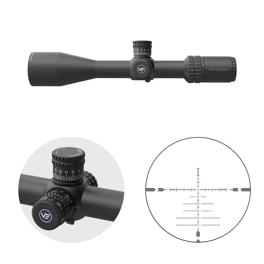 Vector Optics Orion Pro MAX 3-18x50 HD SFP tēmēklis