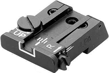 CZ P-10 regulējams aizmugurējais tēmēklis | baltas līnijas