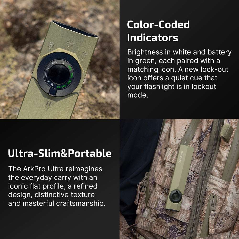 Olight ArkPro Ultra | plakans 4-in-1 EDC lukturis | 1.700 lm