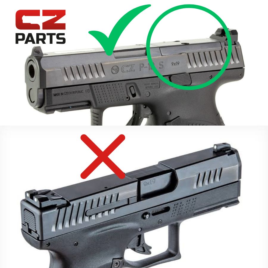 CZ P-10 Optics Ready adaptera plāksne | Shield RMSc footprint