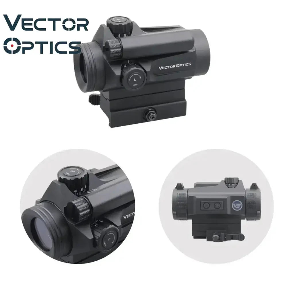 Vector Optics Nautilus 1x30 optika dubultā tīkliņa kolimators Vector Optics