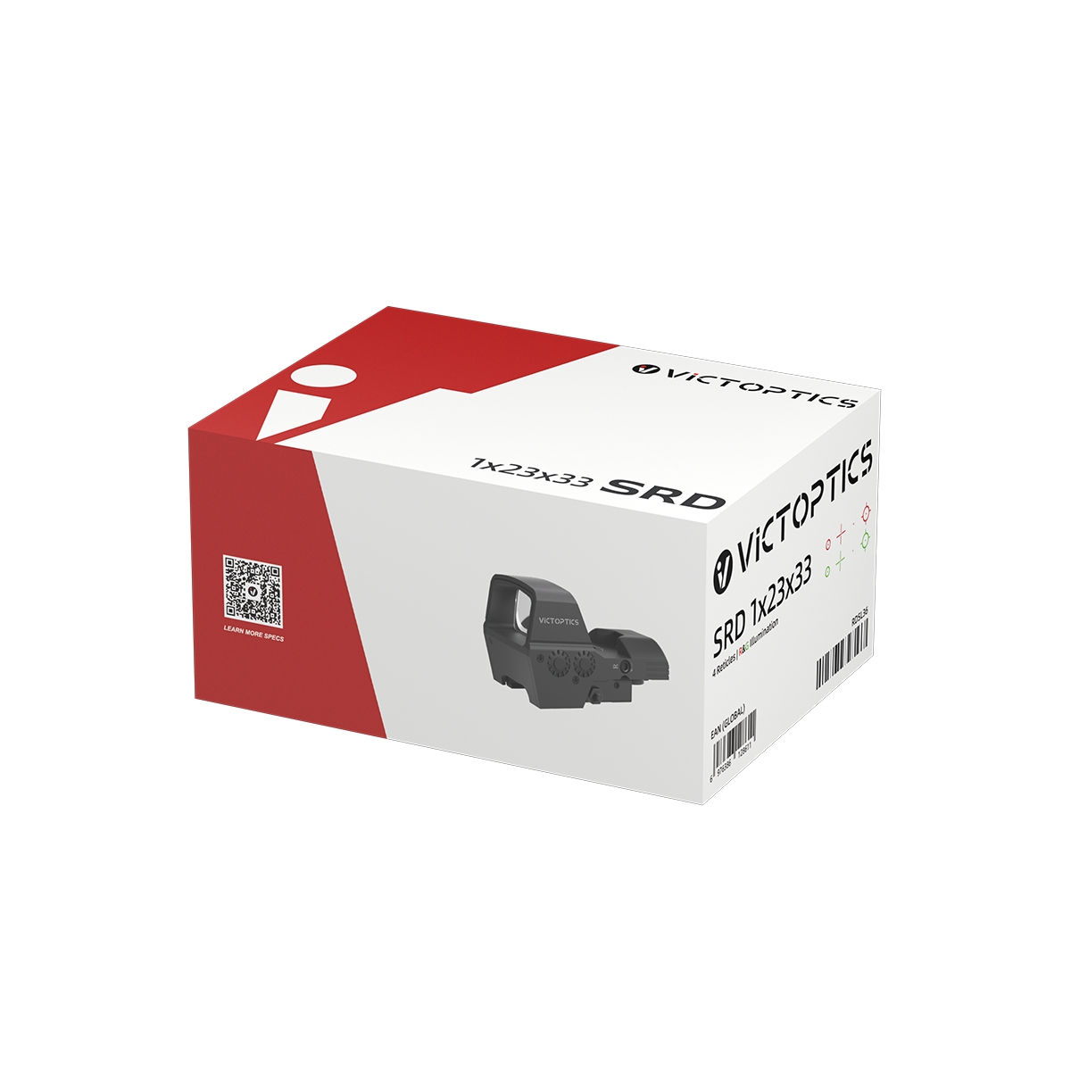VictOptics SRD 1x23x33 Four-Reticle kolimators