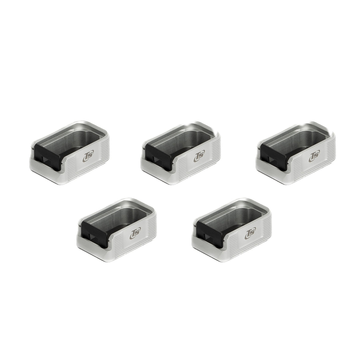 CZ Shadow 2, CZ 75 & SP-01 alu magazīna pamatnes TS - 5 gab. komplekts | +2 patronas