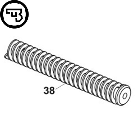 CZ P-07 atsitvēriena atsperes bloks | detaļa #38