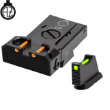 CZ 75B, CZ P-01, CZ 75 SP-01 regulējami mehāniskie tēmēkļi | šķiedru optika B 