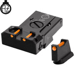 CZ 75B, CZ P-01, CZ 75 SP-01 regulējami mehāniskie tēmēkļi | šķiedru optika B 